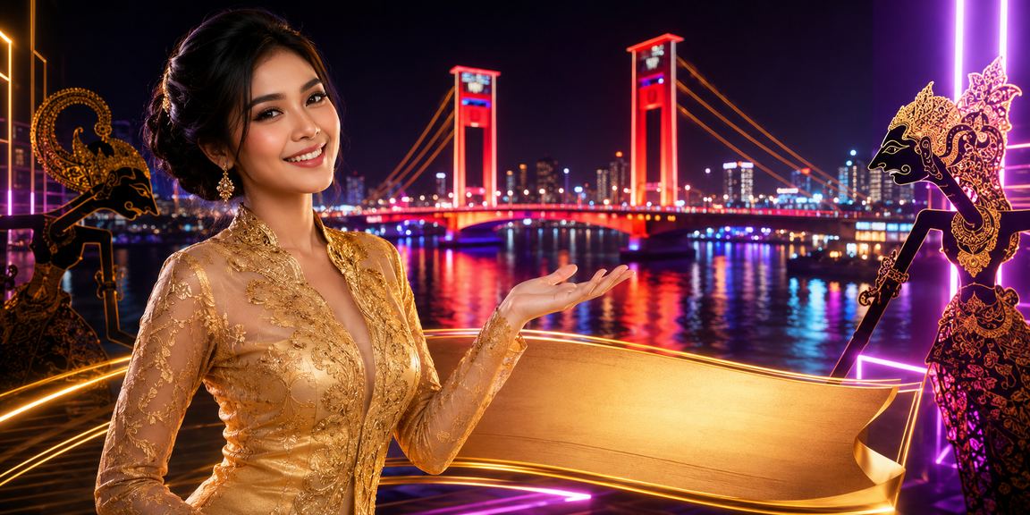 Papan neon taruhan olahraga Vietnam yang menyala warna-warni di malam hari